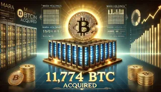 MARA Holdings Acquires 11,774 Bitcoin and Hits 50 Eh/S